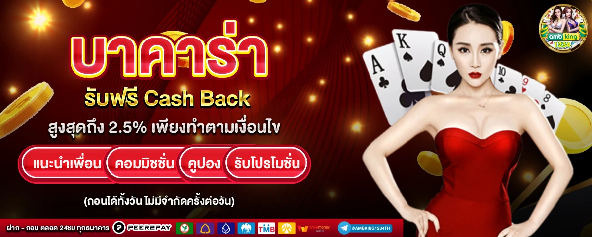 บาคาร่า168 vip - แบนเนอร์โปรโมชั่น